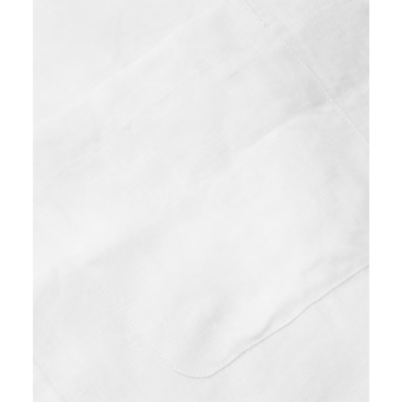 ANDERSON & SHEPPARD Linen White button Shirt - Picture 3 of 6